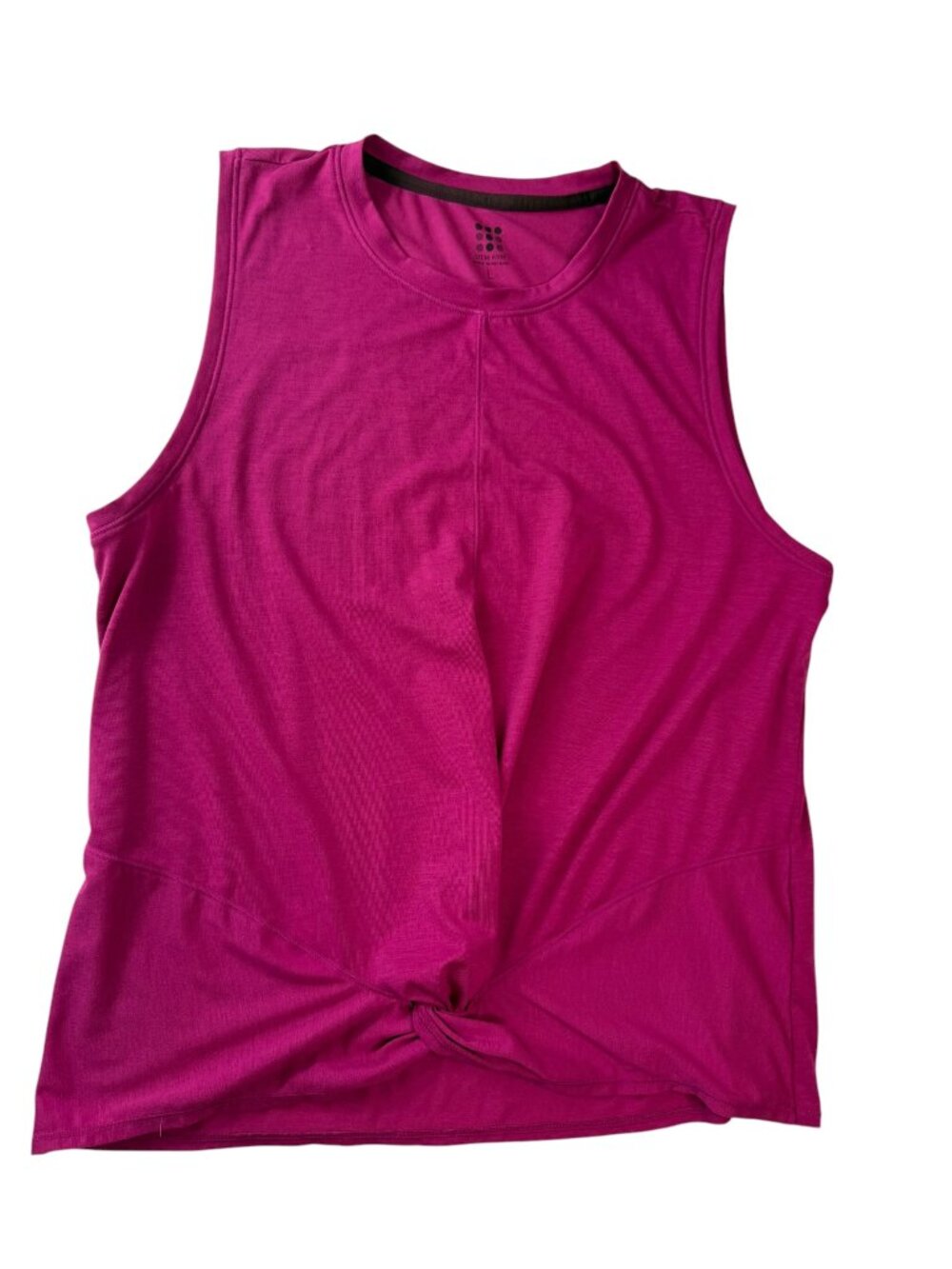TITLE NINE Dark Pink Fuchsia Tank Top, Sleeveless. Athletic Yoga Size Women's L